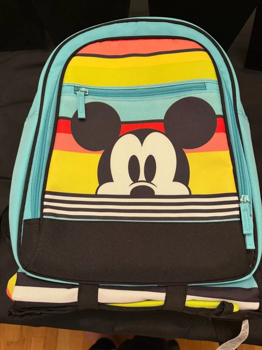 NWOT Disney Mickey Mouse Summer Fun Exclusive Insulated Backpack with Large Mat